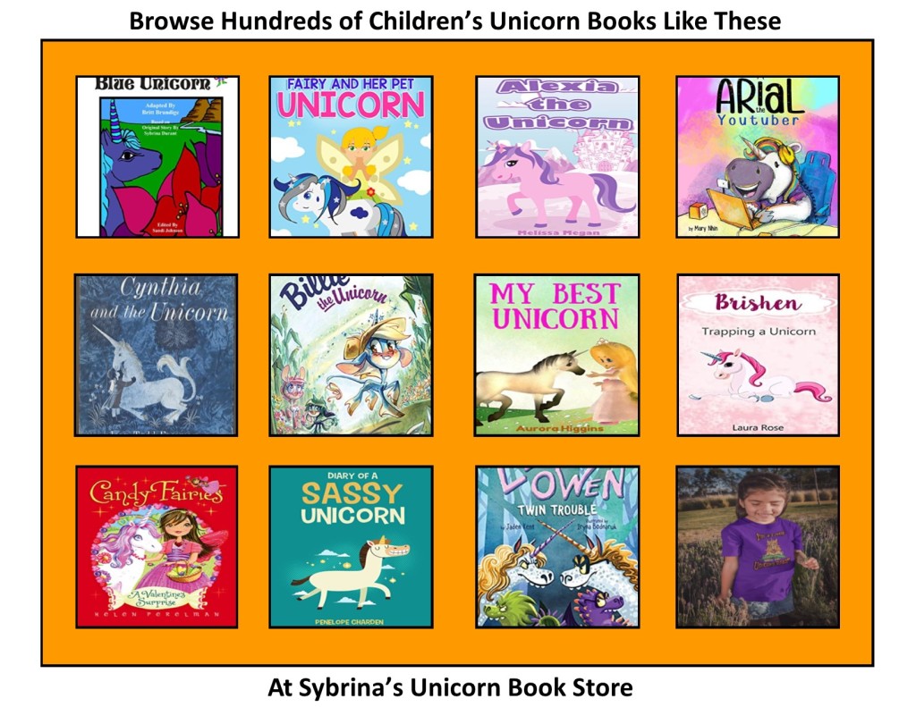 http://www.sybrinablueunicornbook.com/index_3Unicorn_Books__For_Little_Kids.htm